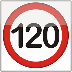 Verkehrsschild, 120