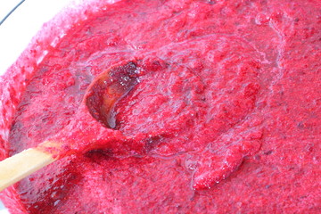cranberry jam sweet red