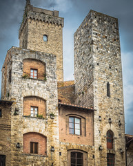 Fototapeta na wymiar San Gimignano Toskana Italien