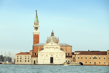 Fototapeta na wymiar The island of San Giorgio Maggiore, Venice, Italy, Canal Grande