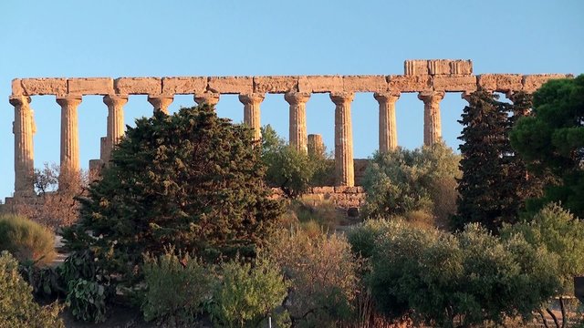 Valley of the Temples. Temple of Juno Lacinia. Sicily