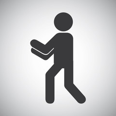 human silhouette design