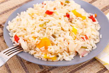 Cooked rice