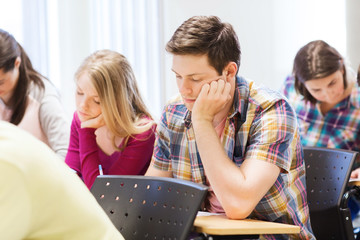 group of students in classroom