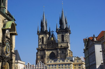 Fototapeta premium Teynkirche in Prague