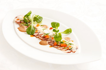 Octopus carpaccio