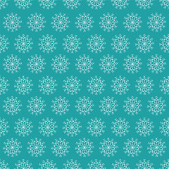 Snowflakes seamless background