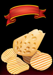 potato chips and chees