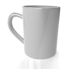 cup isolated on white