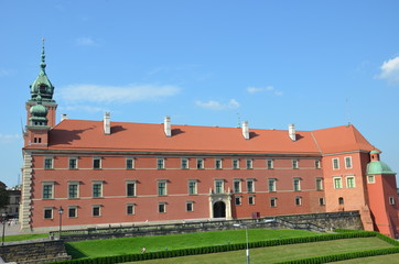 Fototapeta na wymiar Château royal de Varsovie Pologne
