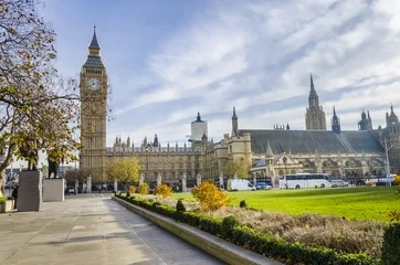 Türaufkleber Big ben and Houses of Parliament, London, UK © zefart