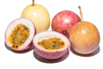 passion fruit isolate on white