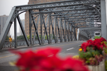 alte Brücke in Shanghai