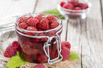 Canned Raspberries