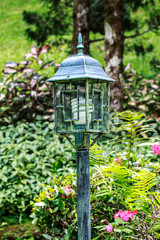 Lamp in garden