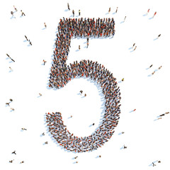 illustration of a letter with people