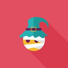 wizard flat icon with long shadow,eps10