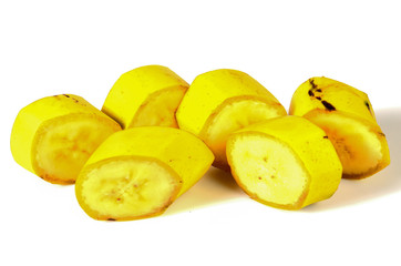 bananas isolated on white background