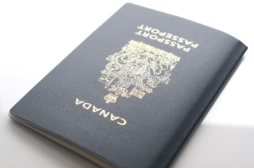 Canada passport on table