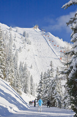 Ski resort Schladming . Austria