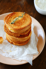 stack of toast bread