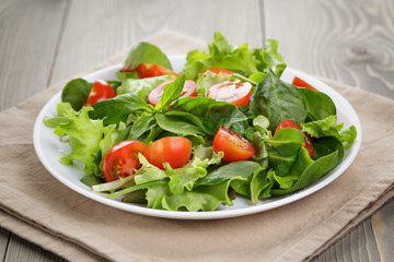 summer salad with tomatoes