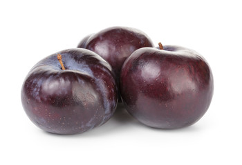 three black plums