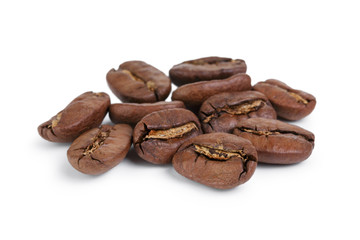 heap of huge coffee beans
