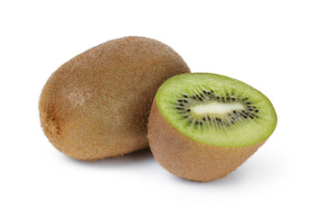 fresh ripe kiwi fruits