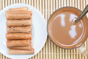 Tong Muan, traditional dessert in Thailand.