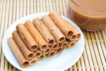Tong Muan, traditional dessert in Thailand.