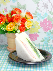 alaska crabstick seasoned seaweed sandwich