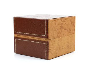luxury watch gift box swiss made, On a white background.