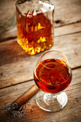 Cognac and cigar