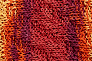 Knitted wool background