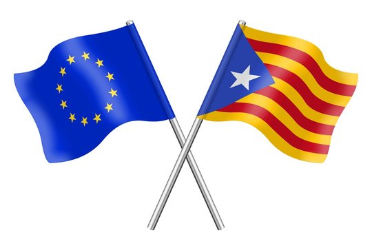 Banderas: Europa y Cataluña, Estelada blava