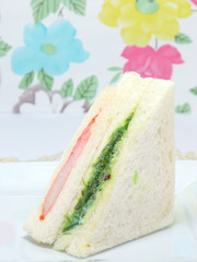 alaska crabstick seasoned seaweed sandwich