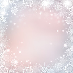 Christmas Abstract Bokeh Vector Background
