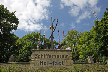 Obraz premium Schiffermast in Minden