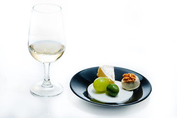 Scotch whisky und Häppchen