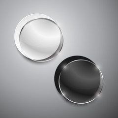 Abstract vector banners set