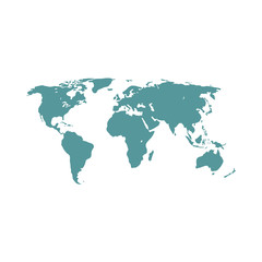 Fototapeta na wymiar entire map of world. Vector illustration..