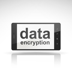 data encryption words on mobile phone