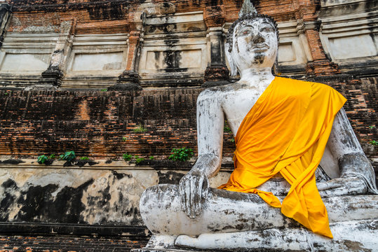 Ancient Buddha, Ayutthaya, Thailand