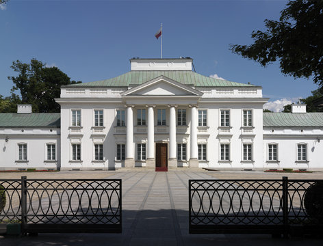 Fototapeta Warszawa,Belweder,siedziba prezydenta