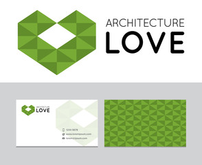 Architecture love logo