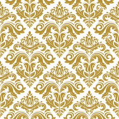 Damask Seamless Vector Pattern. Orient Background