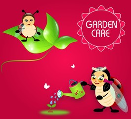 Fototapeta premium Garden Care