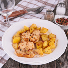 chicken and potato