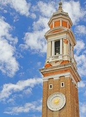 campanile of Church of Santi Apostoli in Venice